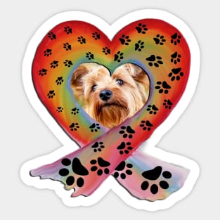 Yorkie Lover Shirt Graphic Dog Art Yorkshire Terrier Gift Sticker